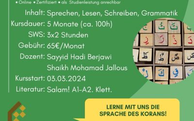 Arabisch Sprachkurs A1.1